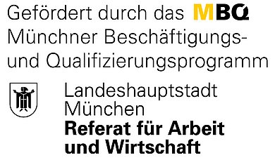 Logo MBQ, LH München, Referat für Arbeit und Wirtschaft